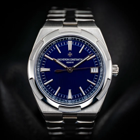 Vacheron Constantin Overseas 41 mm cadran bleu acier 4500 V/110A-B128 ensemble complet